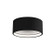 Trenton LED Flush Mount in Black (347|EC18705-BK)