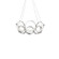 Oros LED Chandelier in Antique Silver (347|CH94824-AS)