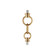 Adapters Adaptor in Brushed Gold (347|ADP001BG)