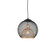 Gibraltar One Light Pendant in Black/Gold (347|494412-BK/GD)