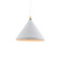 Dorothy One Light Pendant in White With Gold Detail (347|492824-WH/GD)