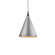 Dorothy One Light Pendant in Brushed Nickel With Black Detail (347|492716-BN/BK)