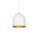 Helena One Light Pendant in White/Gold (347|49108-WH/GD)