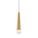Ultra LED Pendant in Brushed Gold (347|402501BG-LED)