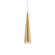 Mina LED Pendant in Brushed Gold (347|401214BG-LED)