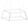 Z-Bar LED Pendant in Silver (240|ZBP-48-RS-SW-SIL-CNP)