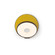 Gravy LED Wall Sconce in Metallic Black, Honeydew (Felt) (240|GRW-S-MBK-HDF-PI)
