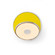 Gravy LED Wall Sconce in Chrome, matte yellow (240|GRW-S-CRM-MYW-HW)