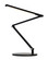 Z-Bar LED Desk Lamp in Metallic black (240|AR3100-WD-MBK-DSK)