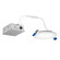 Direct To Ceiling Slim LED Downlight in Textured White (12|DLSL04R2790WHT)