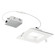 Direct To Ceiling Recessed LED Downlight in Textured White (12|DLRC06S2790WHT)