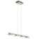 Azenda LED Linear Chandelier in Brushed Nickel (12|83945)