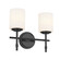 Ali Two Light Bath in Black (12|55141BK)