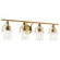 Everett Four Light Bath in Brushed Brass (12|55080NBR)