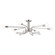 Ocala Six Light Semi Flush Mount in Polished Nickel (12|52602PN)