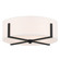 Malen Four Light Flush Mount in Black (12|52594BK)