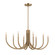 Odensa Eight Light Chandelier in Champagne Bronze (12|52553CPZ)