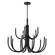 Odensa 15 Light Chandelier in Black (12|52552BK)