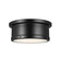 Serca Two Light Flush Mount in Black (12|52540BK)