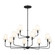Pallas 12 Light Chandelier in Black (12|52518BK)