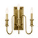 Karthe Three Light Wall Sconce in Natural Brass (12|52473NBR)