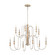 Karthe 12 Light Chandelier in Brushed Nickel (12|52472NI)