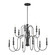 Karthe 12 Light Chandelier in Black (12|52472BK)