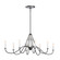 Freesia Eight Light Linear Chandelier in Anvil Iron (12|52457AVI)