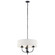 Kennewick Three Light Chandelier in Black (12|52384BK)