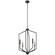 Armand Four Light Foyer Pendant in Black (12|52351BK)