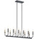 Armand 12 Light Linear Chandelier in Black (12|52350BK)