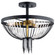 Alexia Three Light Semi Flush Mount in Textured Black (12|52049BKT)