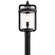 Andover One Light Outdoor Post Mount in Weathered Zinc (12|49869WZC)