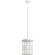 Beacon Square One Light Outdoor Pendant in White (12|49833WH)