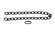 Accessory Chain in Distressed Black (12|4908DBK)