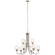 Valserrano Nine Light Chandelier in Brushed Nickel (12|44378NICS)