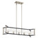 Lente Five Light Linear Chandelier in Midnight Oak (12|44250MOK)