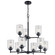 Winslow Nine Light Chandelier in Black (12|44031BK)