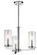 Crosby Three Light Chandelier/Semi Flush in Chrome (12|43997CH)