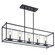 Crosby Five Light Linear Chandelier in Black (12|43995BK)