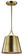 Maclain One Light Mini Pendant in Natural Brass (12|43743NBR)