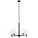 Shailene Five Light Chandelier in Black (12|43671BK)