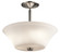 Aubrey Three Light Semi Flush Mount in Brushed Nickel (12|43669NI)