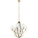 Thisbe Six Light Chandelier in Natural Brass (12|43532NBR)