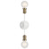 Armstrong Two Light Wall Sconce in White (12|43195WH)