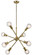 Armstrong Eight Light Chandelier in Natural Brass (12|43118NBR)