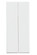 Accessory Set of 2 Half Size Blank Panel in White Material (Not Painted) (12|4311)