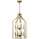 Morrigan Eight Light Foyer Chandelier in Natural Brass (12|42498NBR)