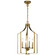 Morrigan Four Light Mini Chandelier in Natural Brass (12|42496NBR)