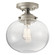 Avery One Light Semi Flush Mount in Brushed Nickel (12|42296NI)